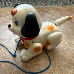 Vintage Fisher Price Pull-Along Barking Dog Toy 1990s